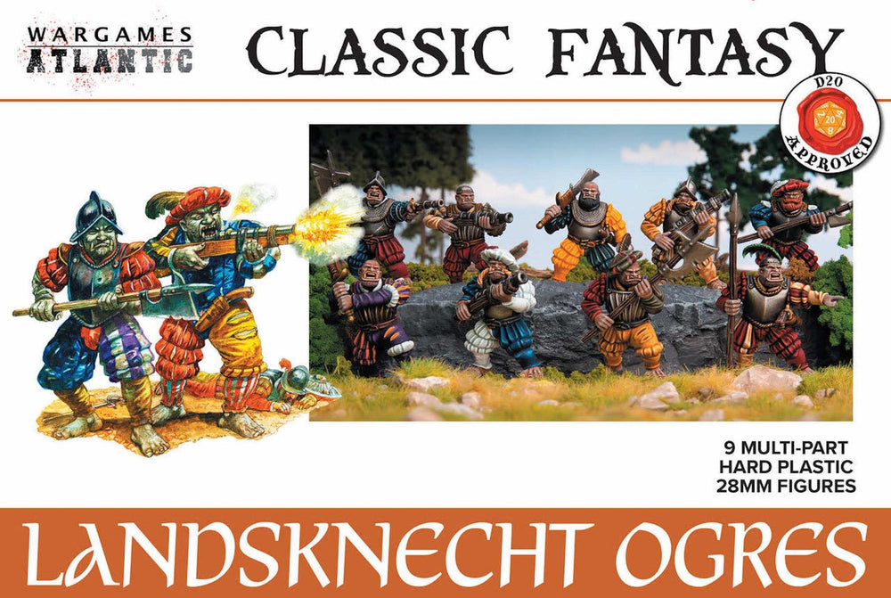 Mini Wargames Classic Fantasy: Landsknecht Ogres