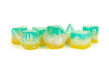 Dice Metallic Dice Co: Poly 7 Set Layered Stardust