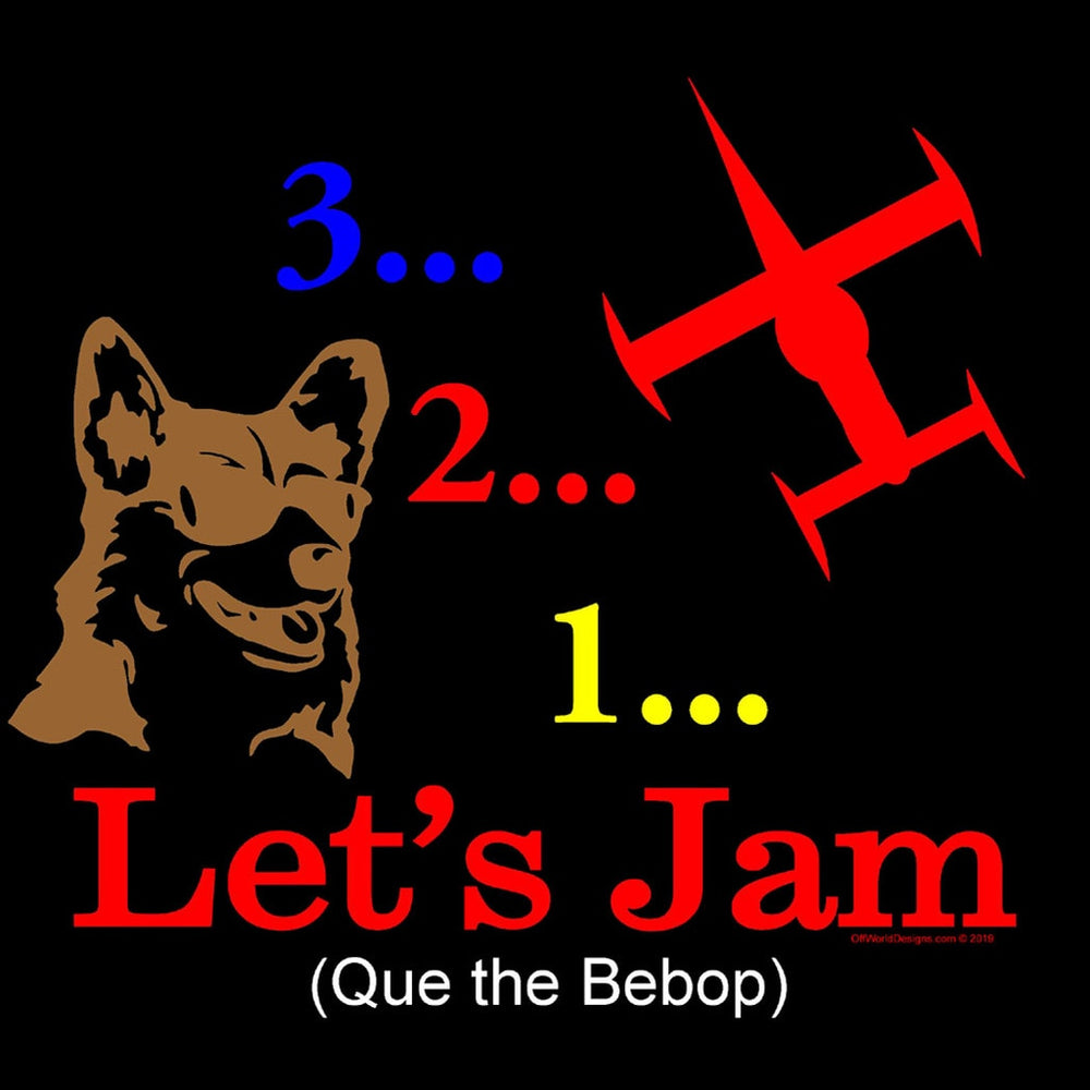 T-Shirt Offworld: Let's Jam Corgi