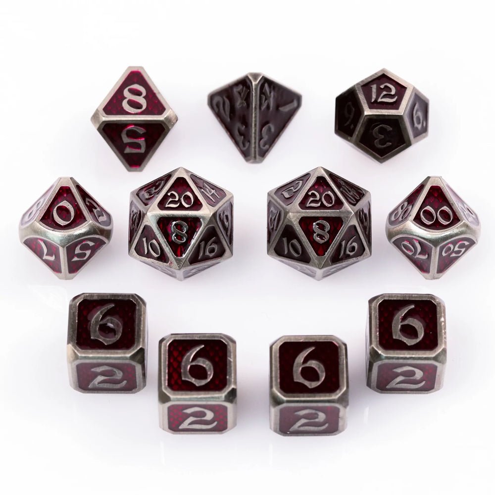 Dice DieHard Dice: Poly 11 set Drakona Gemtooth