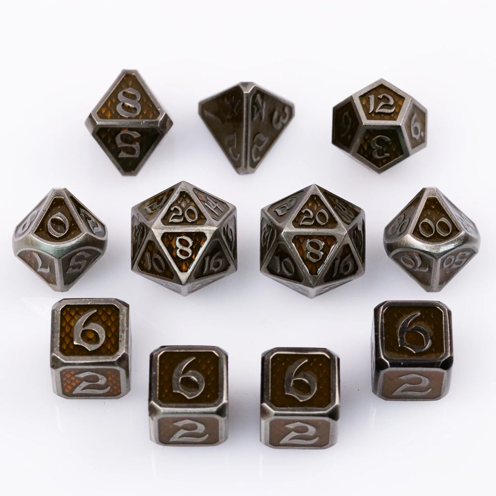 Dice DieHard Dice: Poly 11 set Drakona Gemtooth