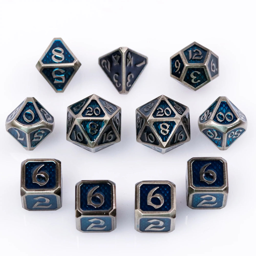Dice DieHard Dice: Poly 11 set Drakona Gemtooth