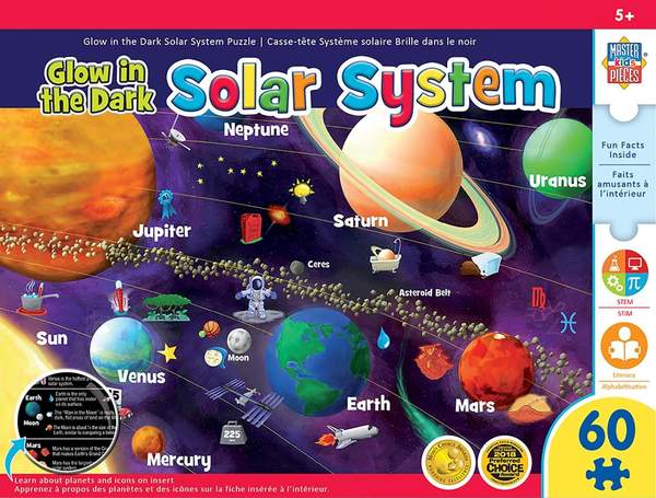 Puzzle Masterpieces: Educational - Solar System Glow