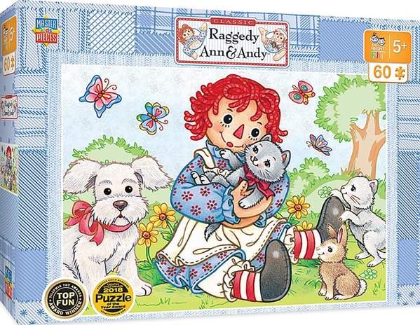 Puzzle Masterpieces:   60 Piece Raggedy Ann & Andy - Best Friends