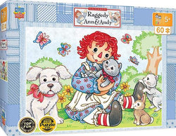 Puzzle Masterpieces:   60 Piece Raggedy Ann & Andy - Best Friends