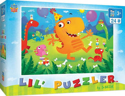 Puzzle Masterpieces:   24 Piece Lil Puzzler - Dino Party