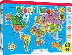 Puzzle Masterpieces: Educational - World Map