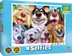 Puzzle Masterpieces:  200 Piece Selfies - Goofy Grins