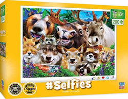 Puzzle Masterpieces:  200 Piece Selfies - Woodland Wackiness