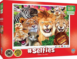 Puzzle Masterpieces:  200 Piece Selfies - Safari Sillies