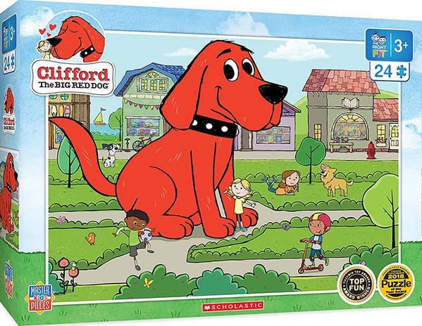 Puzzle Masterpieces:   24 Piece Clifford - Town Square
