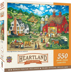 Puzzle Masterpieces:  550 Piece Heartland Collection - Friday Night Hoe Down