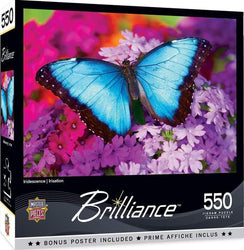 Puzzle Masterpieces:  550 Piece Brilliance - Iridescence
