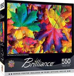 Puzzle Masterpieces:  550 Piece Brilliance - Fall Frenzy