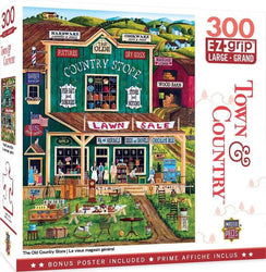 Puzzle Masterpieces:  300 Piece EZGrip Town & Country - The Old Country Store