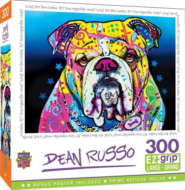 Puzzle Masterpieces:  300 Piece EZGrip Dean Russo - What Are You Looking At?