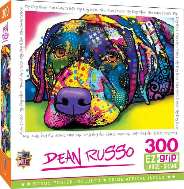 Puzzle Masterpieces:  300 Piece EZGrip Dean Russo - My Dog Blue