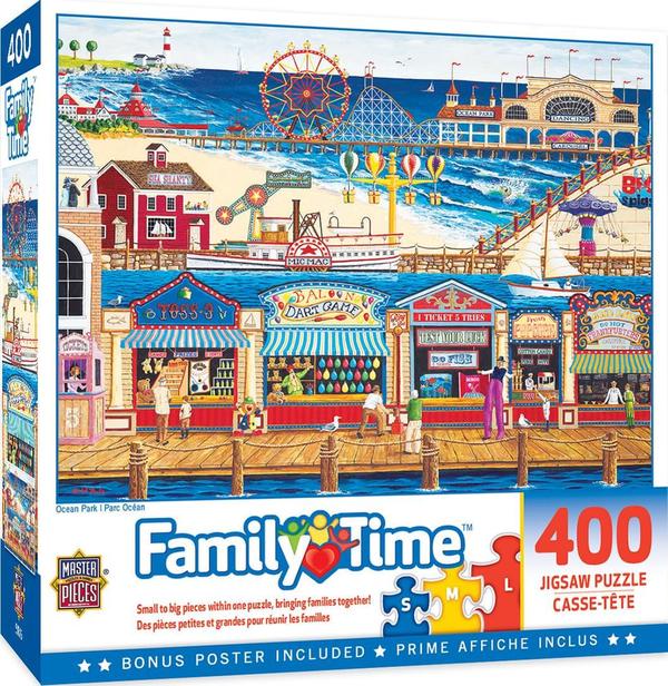 Puzzle Masterpieces:  400 piece Family Time - Ocean Park