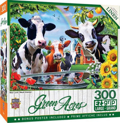 Puzzle Masterpieces:  300 Piece EZGrip Moo Love - Linen Finish