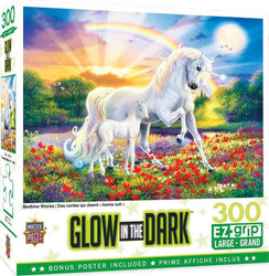 Puzzle Masterpieces:  300 Piece EZGrip Glow In The Dark - Bedtime Stories