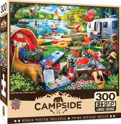 Puzzle Masterpieces:  300 piece EzGrip Campside - Little Rascals