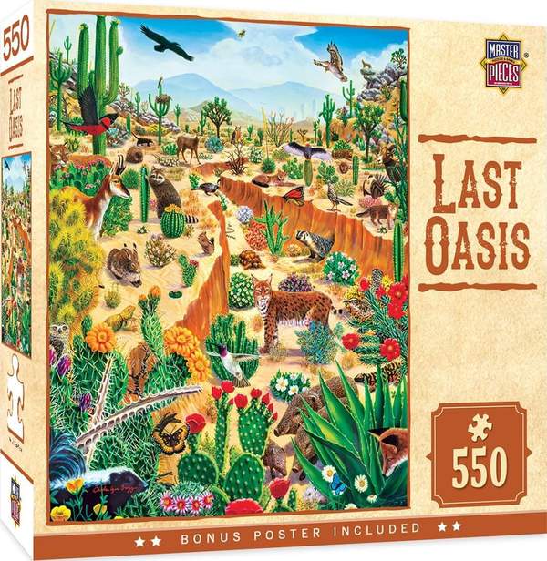 Puzzle Masterpieces:  550 Piece Tribal Spirit - Last Oasis