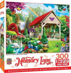 Puzzle Masterpieces:  300 piece EzGrip Memory Lane - Welcome to Heaven