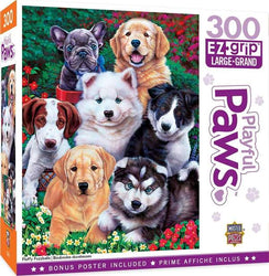 Puzzle Masterpieces:  300 Piece EZGrip Playful Paws - Fluffy Fuzzballs