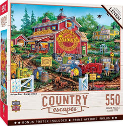Puzzle Masterpieces:  500 Piece Country Escapes - Antique Barn