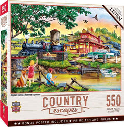 Puzzle Masterpieces:  550 Piece Country Escapes - Apple Express