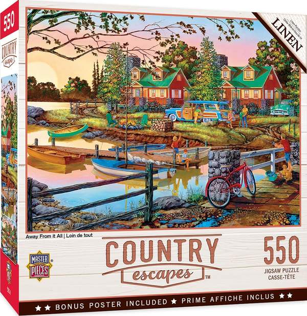 Puzzle Masterpieces:  500 Piece Country Escapes - Away From it All