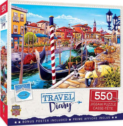 Puzzle Masterpieces:  550 Piece Travel Diary - Venice