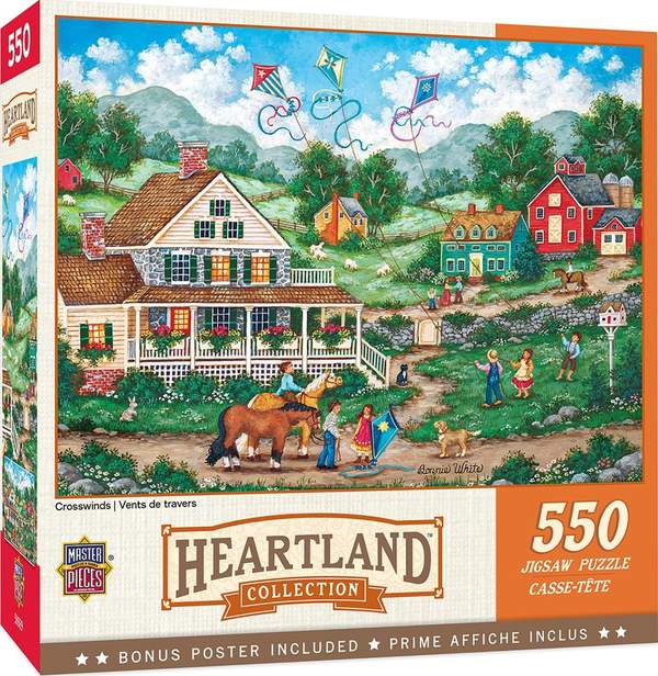 Puzzle Masterpieces:  550 Piece Heartland Collection - Crosswinds