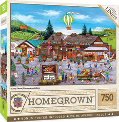 Puzzle Masterpieces:  750 Piece Homegrown - Sunny Farms