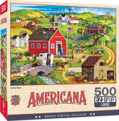 Puzzle Masterpieces:  500 Piece EZ-Grip School Days