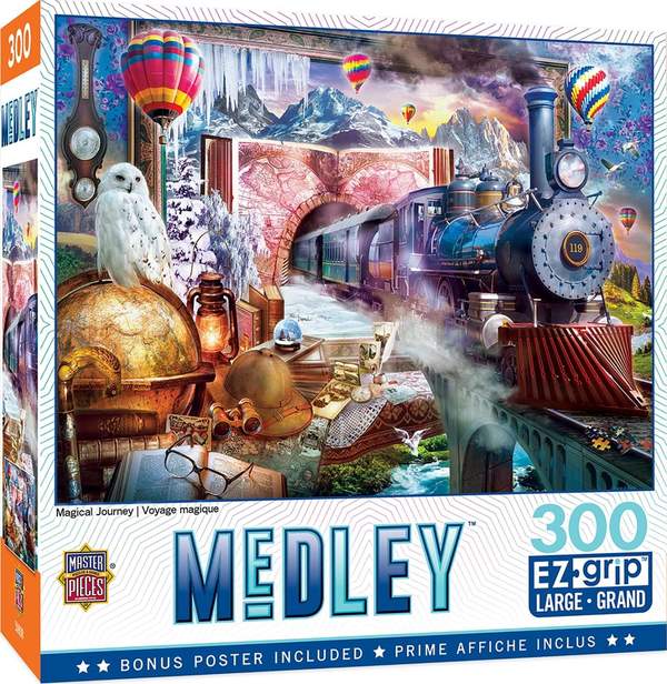 Puzzle Masterpieces:  300 piece EzGrip Medley - Magical Journey
