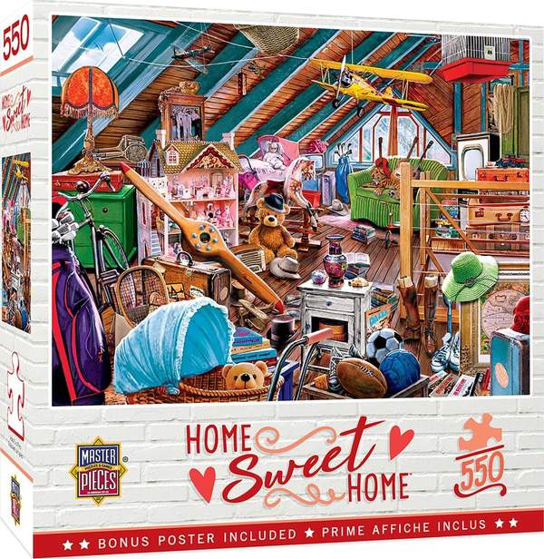 Puzzle Masterpieces:  550 Piece Home Sweet Home - Attic Secrets