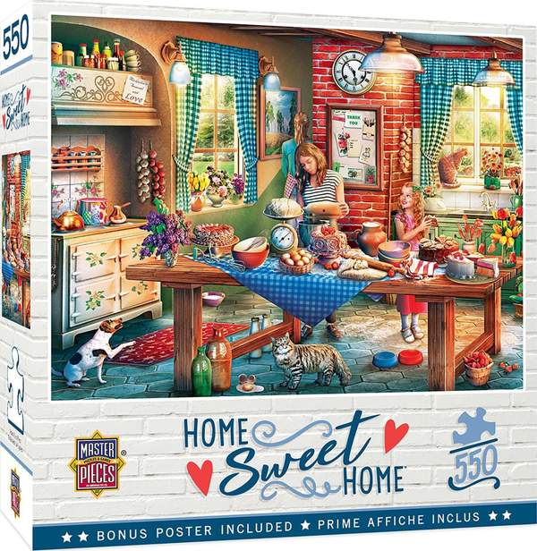 Puzzle Masterpieces:  550 Piece Home Sweet Home - Baking Bread