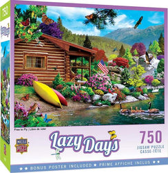 Puzzle Masterpieces:  750 Piece Lazy Days - Free to Fly