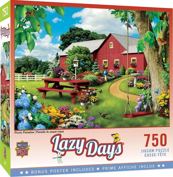 Puzzle Masterpieces:  750 piece Lazy Picnic Paradise