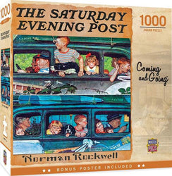 Puzzle Masterpieces: 1000 Piece Saturday Evening Post - Coming and Going