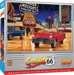 Puzzle Masterpieces: 1000 Piece Cruisin‘ Rt66 - Gamblin Man