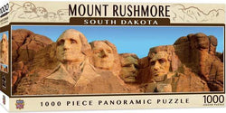 Puzzle Masterpieces: 1000 Piece Panoramic American Vistas - Mount Rushmore