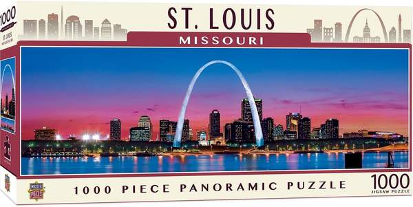 Puzzle Masterpieces: 1000 Piece Panoramic American Vistas - St. Louis
