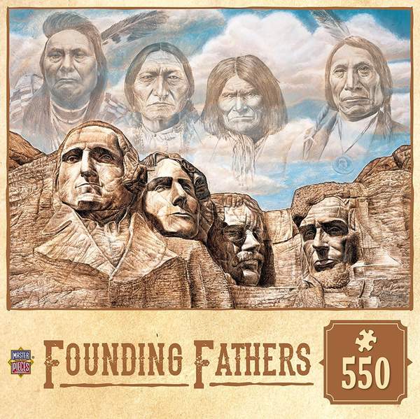 Puzzle Masterpieces:  550 Piece Tribal Spirit - Founding Fathers