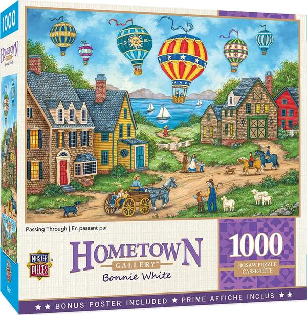 Puzzle Masterpieces: 1000 Piece Hometown Gallery - Passing Through