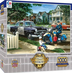 Puzzle Masterpieces: 1000 Piece Hometown Heroes - Neighborhood Patrol