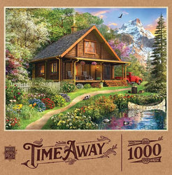 Puzzle Masterpieces: 1000 Piece Time Away - Mountain Retreat