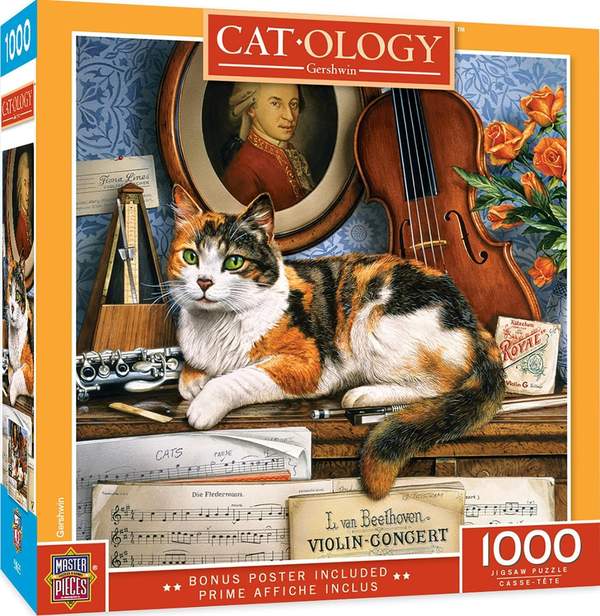 Puzzle Masterpieces: 1000 Piece Catology - Gerschwin