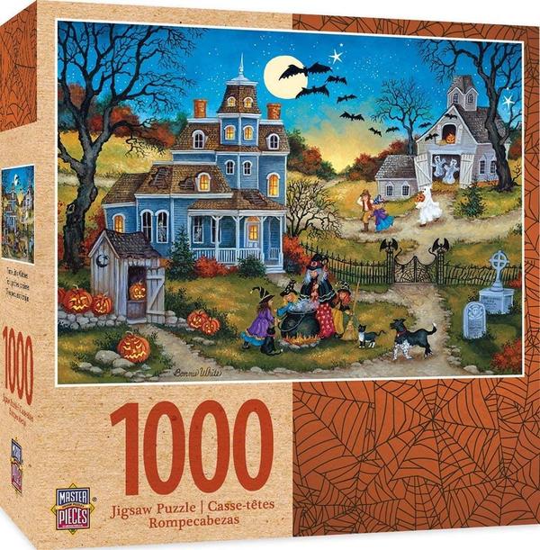 Puzzle Masterpieces: 1000 Piece Halloween - Three Little Witches